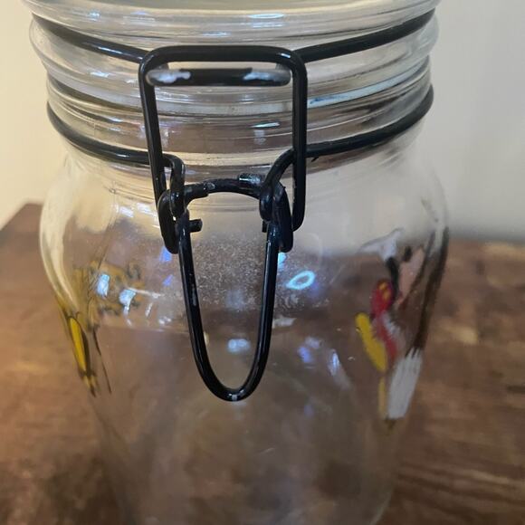 Vintage 90s Mickey Mouse glass storage container - Picture 4 of 4